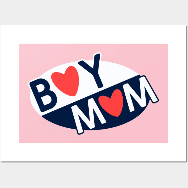 Boy Mama, Boy Mom Shirts, Gift For Mom, Funny Mom Life Tshirt, Cute Mom Hoodies, Mom Sweaters, Mothers Day Gifts, New Mom Tees Wall Art by Fancy store